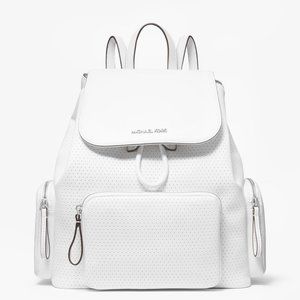 NWT! Michael Kors Abbey Medium Perforated Backpack